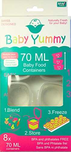 Baby Yummy Nahrungsbehälter BPA und Phtalatefrei