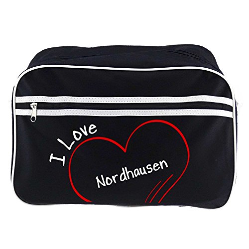 Preisvergleich Produktbild Retrotasche Modern I Love Nordhausen schwarz