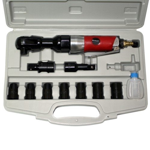 EINHELL Druckluft Ratschenschrauber Set DRS 200/2 im praktischen