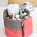 Contever® Multi-pockets Spacious Cosmetic Bag Travel Camping Toiletry Organizer Wash Bag Makeup Storage Bag Travel Essential Bag with 1 x Small Zipper Pocket ,1x Transparant PVC Pouch - Red
