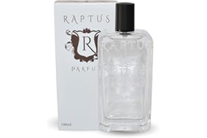 RAPTUS XIX – 100 ml Parfum Unisex Ambrato e Gourmand | Profumo Intenso con Caffè, Rosa e Vaniglia | Packaging Bianco Elegante – Formato 100 ml