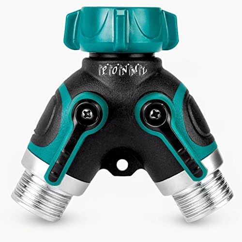 GGAMNOL Garden Hose Shut Off Valve Garden Hose Splitter Hose to Hose Connector Water Saving