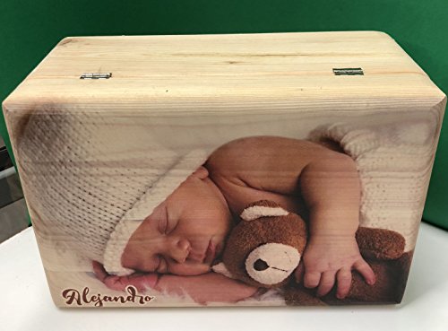 CREATIVA DIGITAL Caja DE Madera Personalizada con TU Foto 30X20X14 (30x20, 14)