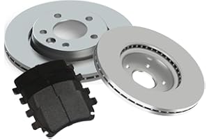 1 FIRSTLINK THE AUTO PARTS SUPPLIERS Rear Brake Discs & Pads fits for Volkswagen (VW) Transporter T5 & T6, Caravelle 5 & 6, Shuttle MPV [2003->] 1.9, 2.0, 2.5, 3.2, TDi, TSi, BiTDi | 7H0615601B 7E061560D 7E0698451 7H0698451