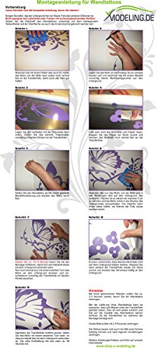 Wandtattoo Liebe ist wenn der Traum Schlafzimmer Sprüche Zittat M2125 schwarz 150cm x 56cm - 4