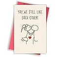 Funny Valentines Card for Girlfriend Women, Perfect Valentines Day Card for Wife, Cute Vday Cards for Husband, Boyfriend