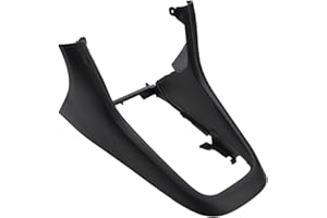 Oniissy Cubierta de panel de cambio de marco de consola central, cubierta de panel de cambio de plástico ABS para 6 MK6 2008-2013 5K0863680, mejora la apariencia del coche, mejora la apariencia del
