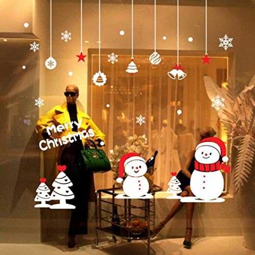 Christmas Sticker Wall Decoration By DoraMe (75.4cm*74.8cm, Multicolor)