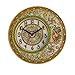 eCraftIndia Round Table Clock with Lord Ganesha and Swastik (LxWxH - 9IN x 0.5IN x 9IN ) RS.1305.00