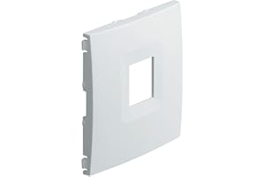 enjoliveur pour prise tv hager kallysta blanc névé