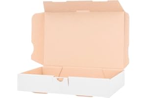 verpacking 100 Carton d'expédition pliable 24 x 16 x 4,5 cm, Blanc, MB-3 cartons d'expédition extra-plats DIN A5 (23 x 15,5 x 4,1 cm) Poste Boîte pliante