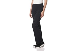 FAIRY TRENDZ Ladies Bootcut Work Trousers Pull On Stretch Pants Elasticated Waist Women’s Boot Leg Office Nurse Uniform Workwear Bottoms Size 10-24