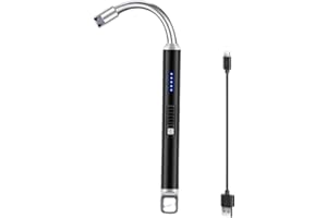 JK PRODUCTS SHOPPING ONLINE Jk Product Allume Bougie électrique USB Rechargeable Bec Flexible Long 360° Allume feu Pratique pour Barbecue gazinière Bougies cheminée Coupe-Vent