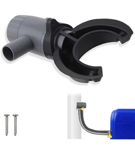 Set Raccolta Acqua Piovana Per Pluviali 70-110 Mm – Con Tubo 1m, Filtro, Valvola E Accessori - 2