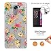 Produktbild c00658 - Cute Colourful Aloha Hawaii Flower Design HUAWEI Y7 Prime 5.5" Fashion Trend Leichtgewicht Hülle Ultra Slim 0.3MM Kunststoff Kanten und Rückseite Protection Hülle - Clear