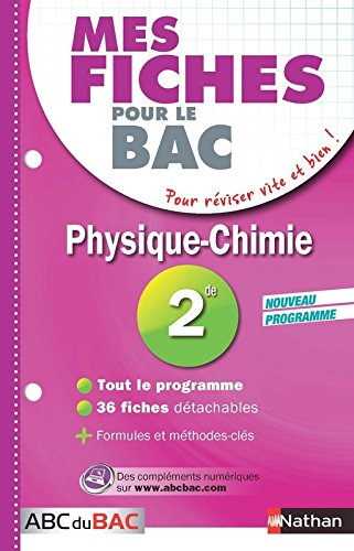 Download Mes fiches ABC du BAC Physique Chimie 2de