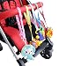 Anti Drop Toy Bottle Fastening Pacifier Clips Hanger Strap for Baby Pram Stroller Pushchair Polka Dots Pattern - Blue