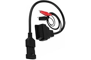 Goliton® OBD OBD2 16 pin del connettore adattatore diagnostico compatibile per FIAT 3 pin