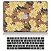 Produktbild Bearj A1534 Laptop-Schutzhülle für MacBook 12 (Retro-Gänseblümchen-Muster, Bedruckt, Hartplastik, mit passender Tastatur-Abdeckung, kompatibel mit MacBook 12 Zoll / 30,5 cm)