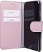 Produktbild JT Berlin 10104 LederBook Style Schutzhülle für Apple iPhone 7 (Echtleder, Handarbeit, Standfunktion, Kartenfächer, Magnetverschluss) rosa