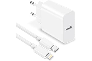 YEONPHOM Cargador iPhone Carga Rapida, 25W Cargador USB C Enchufe iPhone con 2M Cable iPhone Carga Rapida para iPhone 14 Pro Max/14 Plus/14 Pro/13/12/11/XR/SE, Cargador Rapido iPhone Adaptador Cargador Tipo C