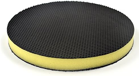 IMISS 6" High Gross Polishing Buffer Clay Pad Waffle Car Polishing Pad … (C49A-Yellow)