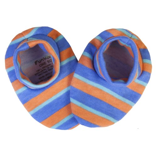 Funkoos King of the Jungle Organic Cotton Booties for Newborn Baby Infant Boy