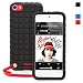 Produktbild iPod Touch 5G/6G Silikon Hülle (Schwarz), Snugg™ – iPod Touch Case mit lebenslanger Garantie
