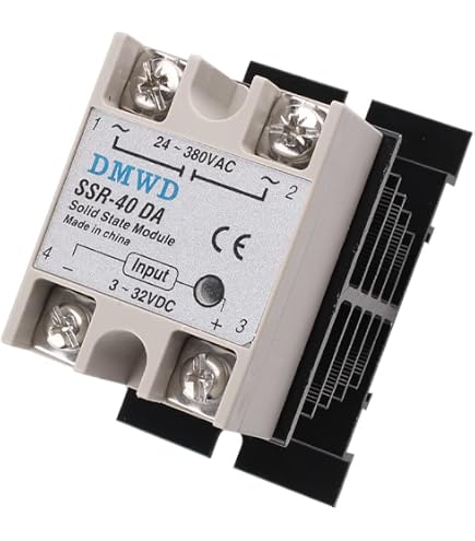 Module Relais Statique MRD-060D2 - Entrée CC 4-32V, Sortie CC 1-60V Pour électrovannes (rail DIN)