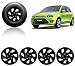 Auto Pearl-Premium Quality Car Full Black Wheel Cover Caps 14" Press Type Fitting For - Ford Figo Type-1 RS.1499.00