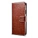 Produktbild Fertuo UMIDIGI A3 Hülle, Handyhülle Leder Flip Case Tasche mit Standfunktion, [Kartenfach] [Magnetschnalle] [Silikon Bumper] Schutzhülle Wallet Cover für UMIDIGI A3 / A3 Pro 2018 Smartphone, Braun