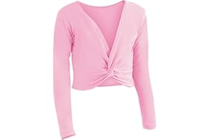 GENERISCH Langarmshirt Mädchen Tops Jungen Hemd Mädchen Langarm Ballett Top Reine Farbe Tanz Trikot Casual Layering T-Shirt Für Schule Yoga Und Sport