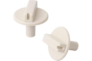 FUKAISU Lot de 2 Boutons de Réglage Température 63818002, Résistants à la Chaleur pour Radiateurs Muraux et Appareils Électroménagers