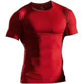 Men Tight Compression Short Sleeve T-Shirt Bodybuilding Tops | athleisure t-shirts for men muscle fitness workout quick dry w