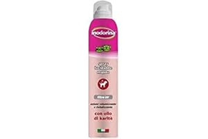 Inodorina Spray Abrillantador de Pelaje para Perros, Gatos (200 ml). Colonia para Perros Neutralizadora de Olores para Cachorros, Mascotas, Gatitos.