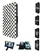 Produktbild 002747 - Checker Chess Black And White Illusion Print Design alcatel A3 XL 6" TPU Leder Brieftasche Hülle Flip Cover Book Wallet Stand halter Case
