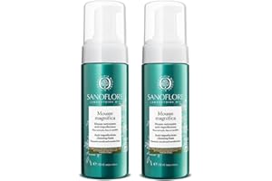 Sanoflore Magnifica Mousse Nettoyante Anti-Imperfections Bio – Visage – Peaux Mixtes à Grasses – Huiles Essentielles & Menthe Poivrée – Certifiée Bio – Vegan - Lot de 2 x150 ml