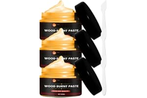 KIRDUME Combustion Du Bois | 120ml Pâte Torche Brûlante | Gel D'artisanat Pour La Création Pyrogravure | Ensemble D'outils Pyrogravure Pour L'artisanat Du Bois, Marqueur Brûlure Crème Gravure Non Toxique