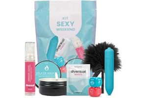 Diversual Kit Erótico para Parejas, 6 Productos (Sexy Weekend)