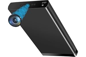 CYI Microcamera Spia Nascosta HD 1080P, Videocamera Sorveglianza Interno/Esterno Senza WiFi, Power Bank Spy Camera 10000mAh con 50 Ore di Lavoro & Rilevamento del Movimento