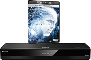 PANASONIC BUNDLE Panasonic DP-UB820 MULTIREGION for DVD Blu-ray Player Bundle with Prometheus Ultra HD 4K Blu-ray Disc
