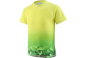 AISYEE Schwimmshirt Jungen Einteiler Kurzarm Badeshirt Kinder Jungen Badeanzug 122 164/7-16 Jahre