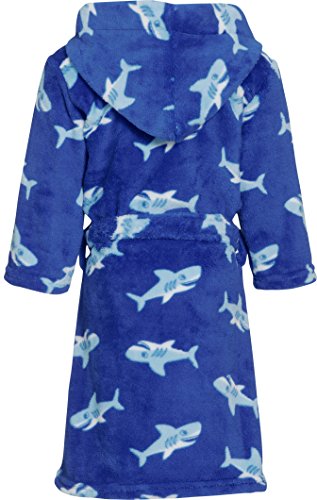 Playshoes Jungen Fleece-Bademantel Hai - 2
