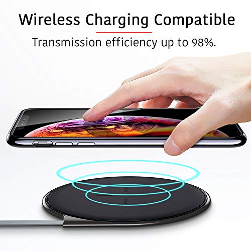 ESR Funda iPhone XS iPhone X  Funda Transparente TPU Gel  Ultra Fina  Protecci  n a Bordes y C  mara  para Apple iPhone XS X DE 5 8 - Negra
