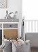 Belino Stars Basket – Layette, 30 x 30 x 18 cm, Grey