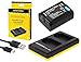 Produktbild 2in1-SET für die Sony Alpha 5000 / 6000 / 6300 / Alpha 7R II und 7S II --- PREMIUM Akku für Sony NP-FW50 (1030mAh) + Dual Ladegerät (laden Sie 2 Akkus via USB-Anschluss auf einmal)