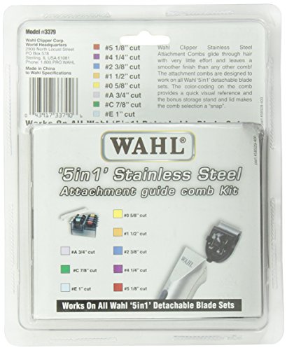 Wahl-Arco-Stainless-Steel-Comb-Set