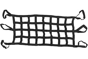 Rete per Tetto Auto, Yctze Rete per Tetto Multifunzione per Auto Morbida Amaca Portellone Posteriore Rete di Ricambio per Wrangler YJ TJ JK JL per dachgepäckträger universal rete carico per wrangler y