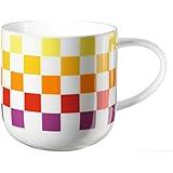 ASA 19108014 - Tazza in Porcellana, Quadri Toni Caldi