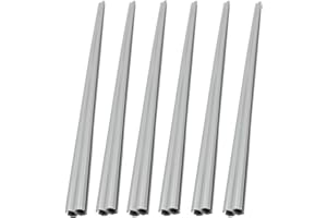 6X 50cm RV Awning Rail Channel Figure of 8 Plastic Awning Channel Connector for All Motorhome Campervan Tent Awning Accessories